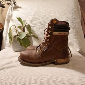Caterpillar Steel Toe Leather Work Boots